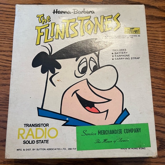 The Flintstone Transistor Radio - 1972